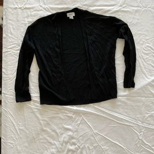 Old Navy Black Long Sleeve Simple Cardigan (Size Large)